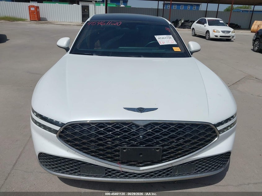 2023 Genesis G90 VIN KMTFB4SD6PU024772 IAAI salvage auction — Water/Flood, Non-Repairable (Texas), sold $26,000 on 2026-07-09 (photo 6)