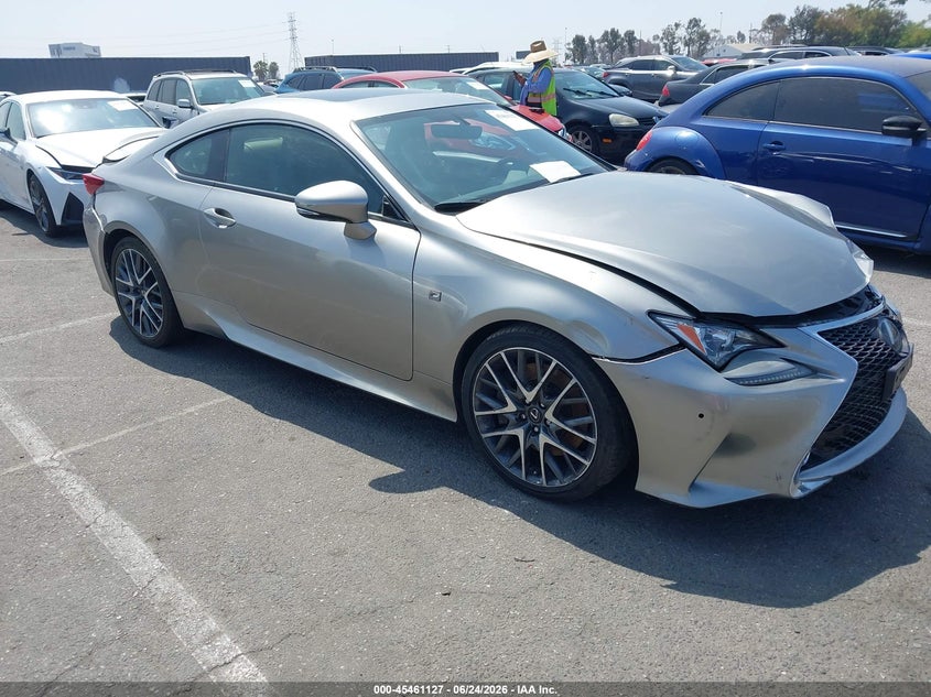2017 Lexus Rc 350 VIN JTHHE5BC9H5017157 IAAI salvage auction — LEFT SIDE, Salvage (California), sold $7,450 on 2026-08-13 (photo 1)