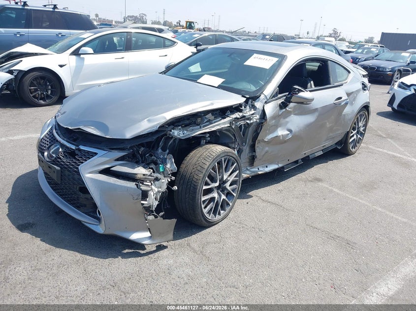 2017 Lexus Rc 350 VIN JTHHE5BC9H5017157 IAAI salvage auction — LEFT SIDE, Salvage (California), sold $7,450 on 2026-08-13 (photo 2)