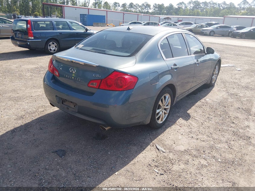 2007 Infiniti G35 VIN JNKBV61F17M813994 IAAI salvage auction — NORMAL WEAR, Salvage (Texas), sold $350 on 2026-07-28 (photo 4)