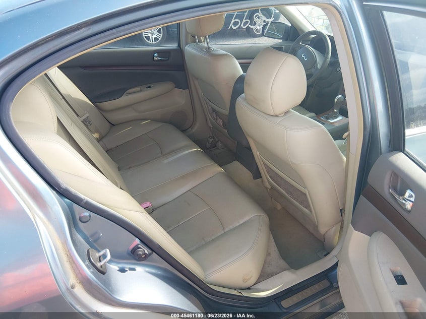 2007 Infiniti G35 VIN JNKBV61F17M813994 IAAI salvage auction — NORMAL WEAR, Salvage (Texas), sold $350 on 2026-07-28 (photo 8)