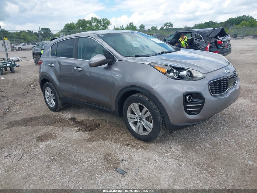 2017 Kia Sportage VIN KNDPMCAC2H7273683 IAAI salvage auction — RIGHT SIDE, Salvage Title, sold $1,750 on 2026-07-28 (photo 1)