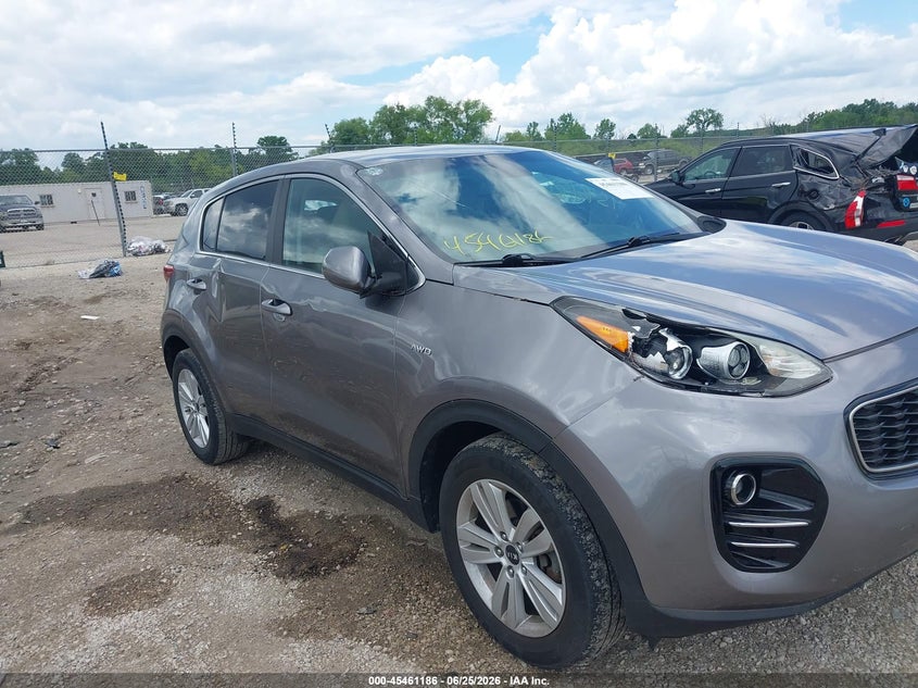 2017 Kia Sportage VIN KNDPMCAC2H7273683 IAAI salvage auction — RIGHT SIDE, Salvage Title, sold $1,750 on 2026-07-28 (photo 6)