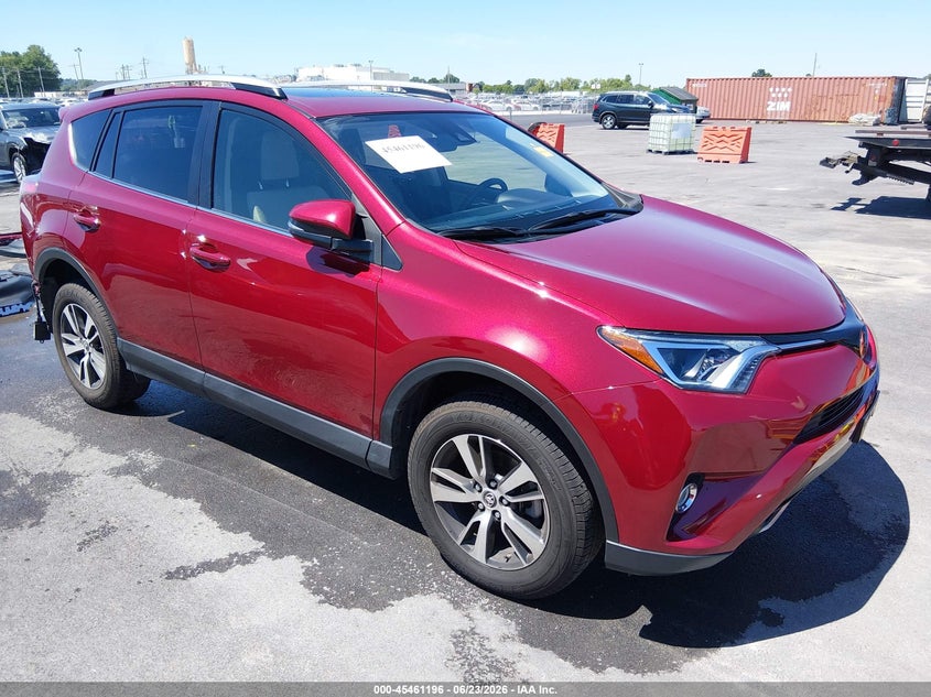 2018 Toyota VIN JTMRFREV5JD233719 IAAI salvage auction — REAR END, Salvage Title, sold $9,200 on 2026-08-01 (photo 1)