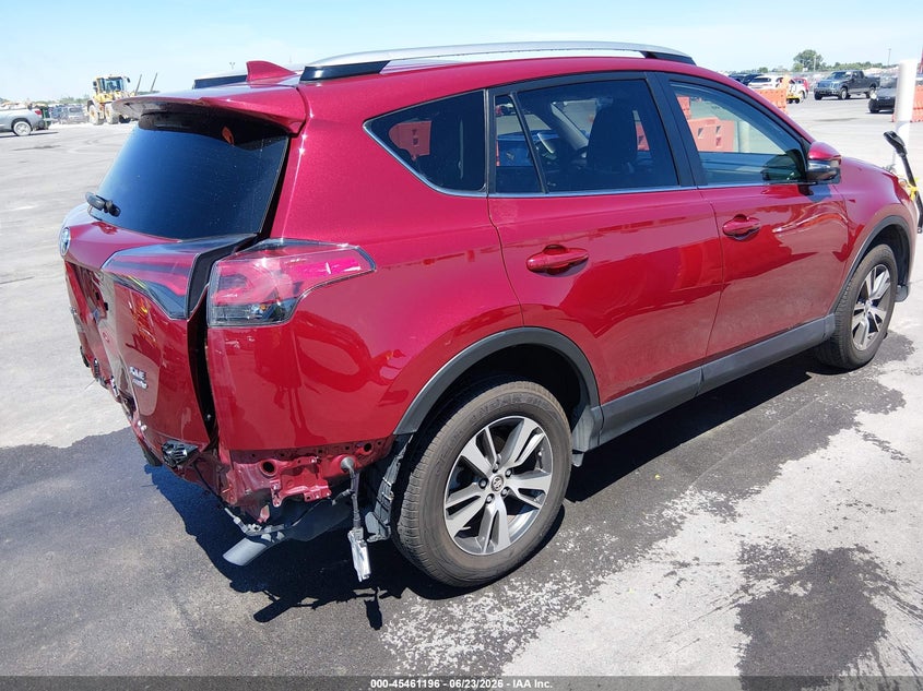 2018 Toyota VIN JTMRFREV5JD233719 IAAI salvage auction — REAR END, Salvage Title, sold $9,200 on 2026-08-01 (photo 4)
