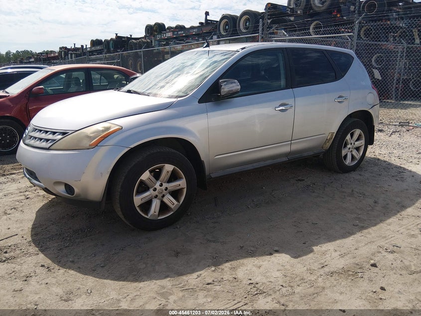 2006 Nissan Murano VIN JN8AZ08T76W416761 IAAI salvage auction — SIDE, Bill Of Sale (Georgia), sold $550 on 2026-07-17 (photo 2)
