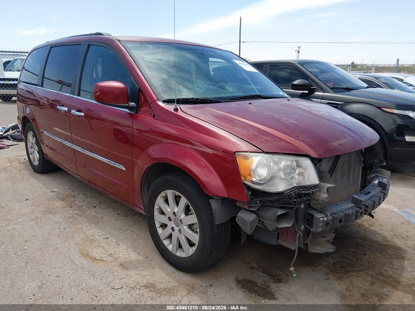 2015 Chrysler Town & country VIN 2C4RC1BG1FR753419 IAAI salvage auction — FRONT END, Salvage (Texas), sold $1,050 on 2026-07-22 (photo 1)