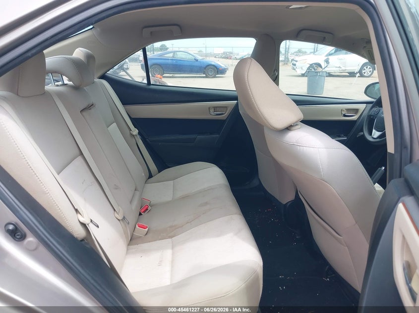2015 Toyota Corolla VIN 5YFBPRHE1FP255702 IAAI salvage auction — NORMAL WEAR, Salvage Title - Dealer (California), sold $1,800 on 2026-07-08 (photo 8)