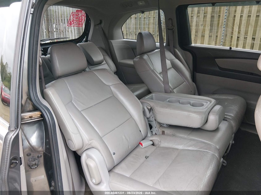 2013 Honda Odyssey VIN 5FNRL5H96DB006956 IAAI salvage auction — FRONT & REAR, Clear (Virginia), sold $1,200 on 2026-07-11 (photo 8)