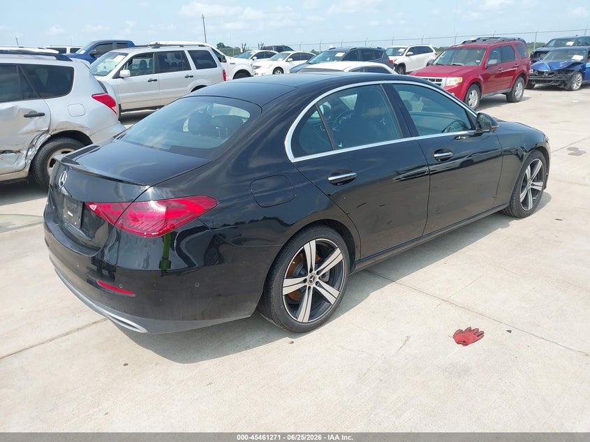 2022 Mercedes-benz C-klasse VIN W1KAF4GB1NR053705 IAAI salvage auction — UNKNOWN, Salvage (Texas), sold $16,000 on 2026-07-24 (photo 4)
