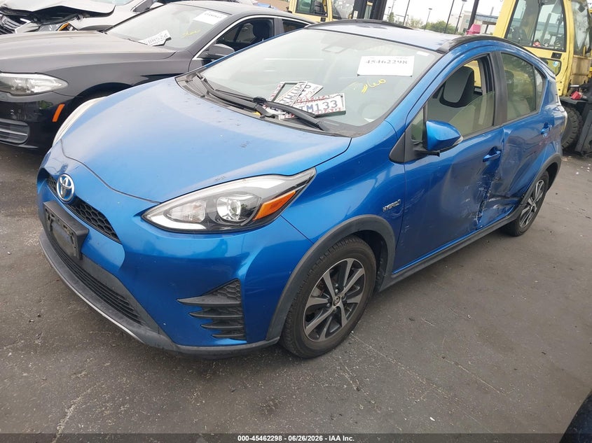 2018 Toyota Prius c VIN JTDKDTB37J1601116 IAAI salvage auction — LEFT SIDE, Salvage Title, sold $3,300 on 2026-07-17 (photo 2)