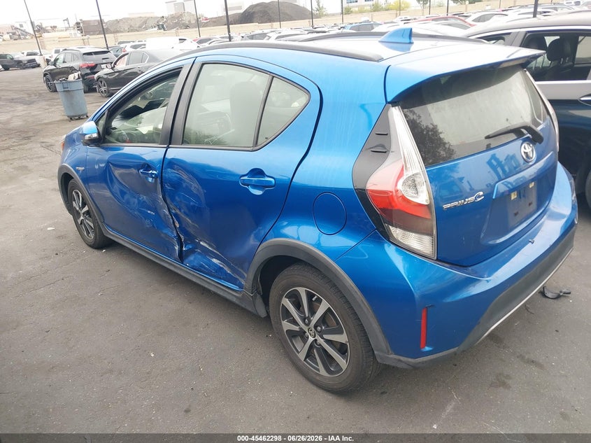 2018 Toyota Prius c VIN JTDKDTB37J1601116 IAAI salvage auction — LEFT SIDE, Salvage Title, sold $3,300 on 2026-07-17 (photo 3)