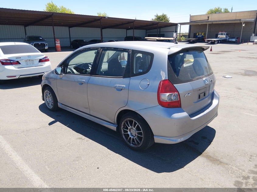 2008 Honda Fit VIN JHMGD38618S012346 IAAI salvage auction — FRONT END, Salvage (California), sold $1,350 on 2026-07-22 (photo 3)
