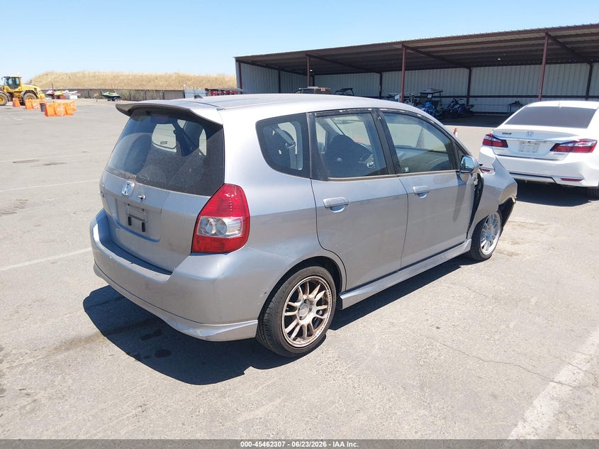 2008 Honda Fit VIN JHMGD38618S012346 IAAI salvage auction — FRONT END, Salvage (California), sold $1,350 on 2026-07-22 (photo 4)