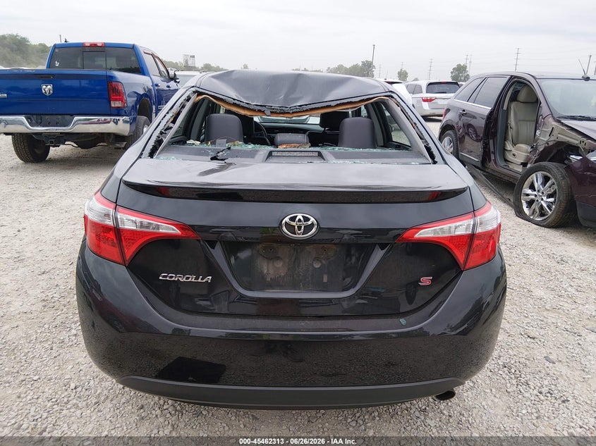 2016 Toyota Corolla VIN 5YFBURHE5GP529381 IAAI salvage auction — REAR END, Salvage (Ohio), sold $1,800 on 2026-07-22 (photo 6)