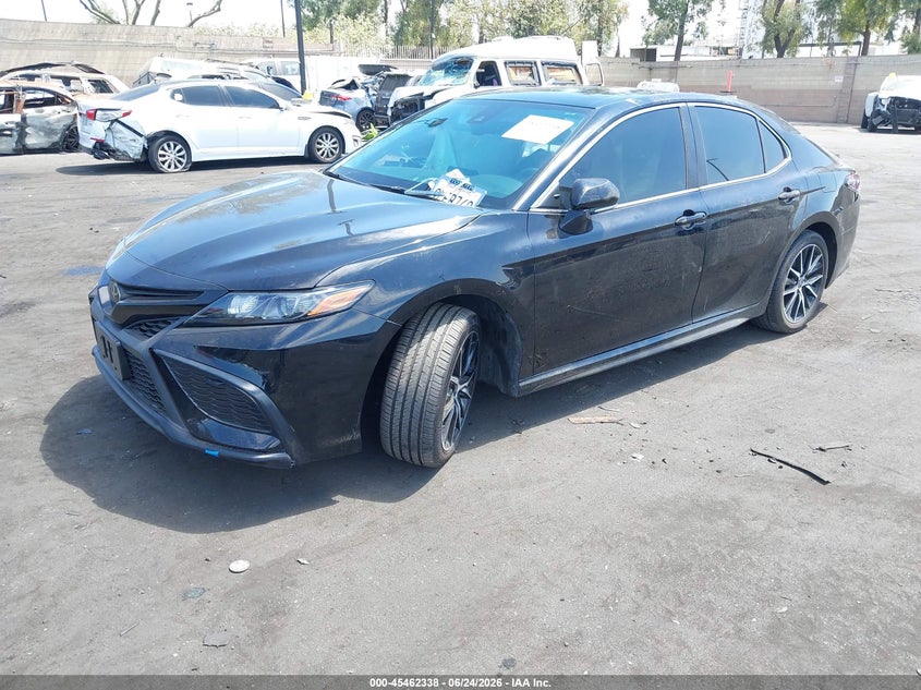 2024 Toyota Camry VIN 4T1G11BK1RU122903 IAAI salvage auction — SIDE, Salvage Certificate (California), sold $7,400 on 2026-07-31 (photo 2)