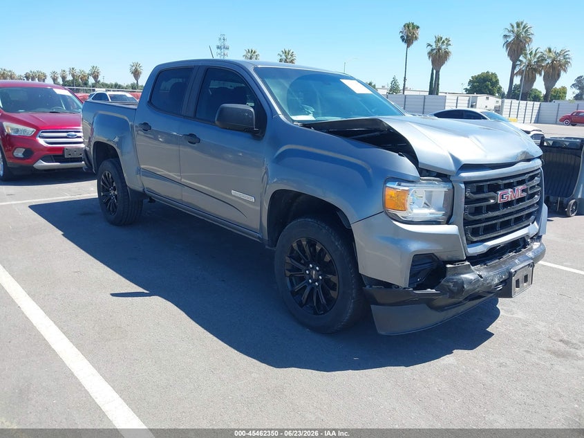 2021 Gmc Canyon VIN 1GTG5BEN9M1154805 IAAI salvage auction — FRONT END, Salvage (California), sold $4,500 on 2026-07-09 (photo 1)