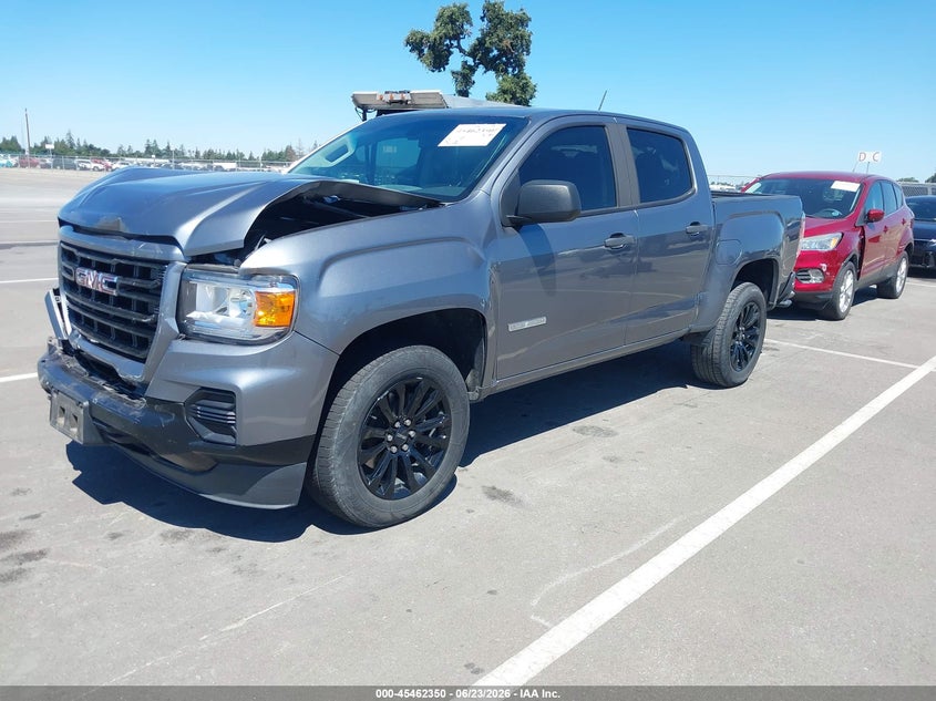 2021 Gmc Canyon VIN 1GTG5BEN9M1154805 IAAI salvage auction — FRONT END, Salvage (California), sold $4,500 on 2026-07-09 (photo 2)