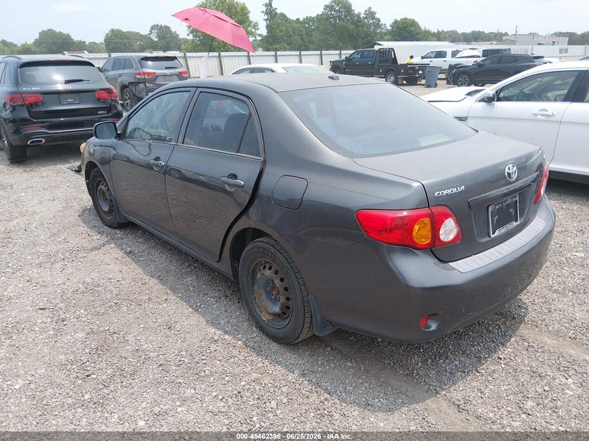 2009 Toyota Corolla VIN JTDBL40EX99039125 IAAI salvage auction — NORMAL WEAR, Clear (Louisiana), sold $1,100 on 2026-07-15 (photo 3)