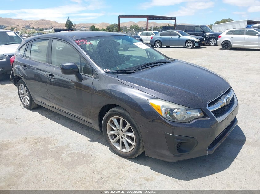 2014 Subaru Impreza VIN JF1GPAC63E8318354 IAAI salvage auction — RIGHT REAR, Salvage (California), sold $50 on 2026-07-23 (photo 1)