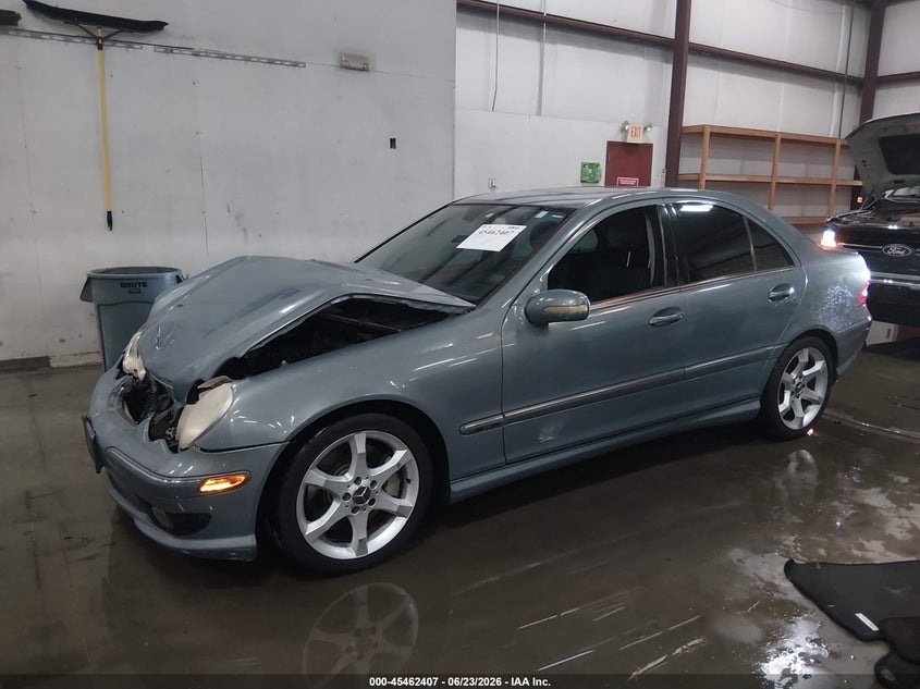 2007 Mercedes-benz C-klasse VIN WDBRF52H47F910018 IAAI salvage auction — FRONT END, Salvage (Idaho), sold $450 on 2026-08-07 (photo 2)