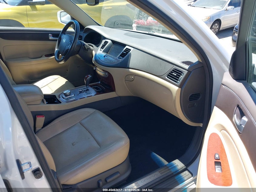 2012 Hyundai Genesis VIN KMHGC4DD1CU207192 IAAI salvage auction — REAR END, Salvage (California), sold $25 on 2026-07-29 (photo 5)