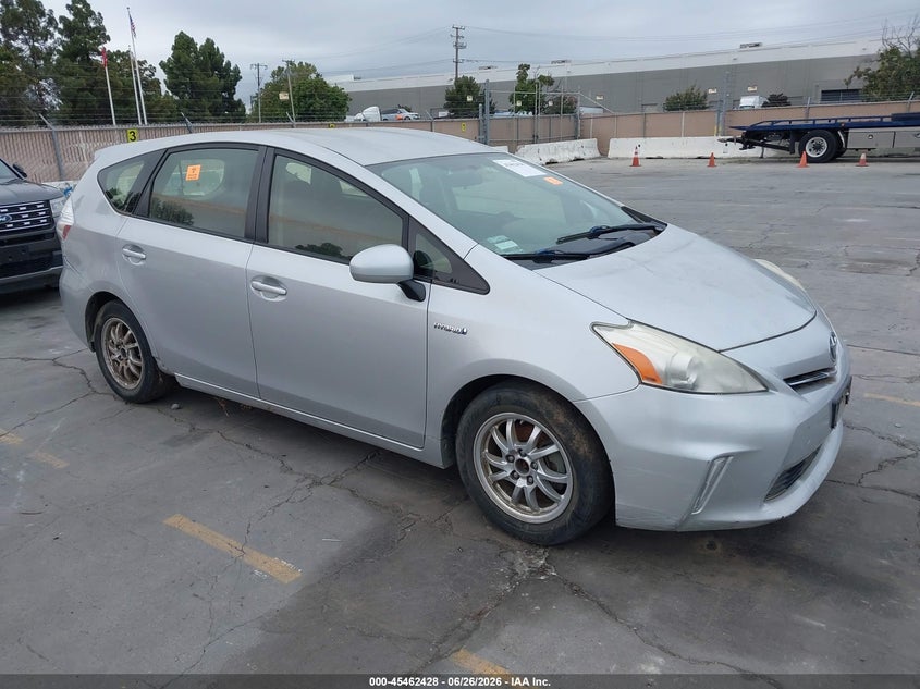 2012 Toyota Prius v VIN JTDZN3EU1C3172935 IAAI salvage auction — NORMAL WEAR, Clear - Dealer Only (California), sold $925 on 2026-07-13 (photo 1)