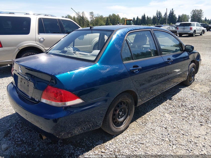 2005 Mitsubishi Lancer VIN JA3AJ26E15U016478 IAAI salvage auction — RIGHT FRONT, Bill Of Sale (Washington), sold $325 on 2026-07-22 (photo 4)
