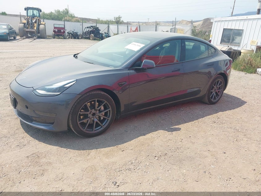 2021 Tesla Model 3 VIN 5YJ3E1EA1MF092202 IAAI salvage auction — NORMAL WEAR, Clear (Colorado), sold $8,050 on 2026-07-15 (photo 2)