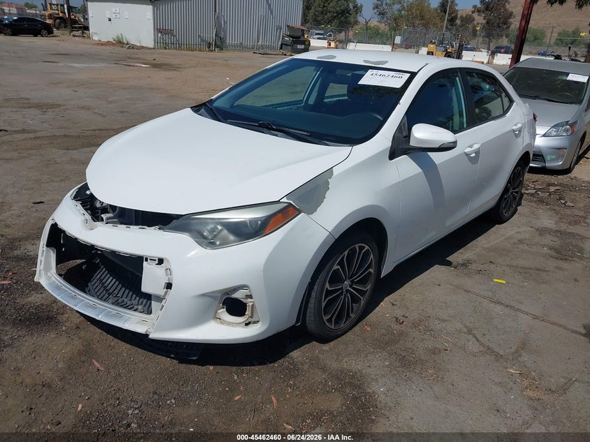 2016 Toyota Corolla VIN 5YFBURHE6GP466923 IAAI salvage auction — SIDE, Salvage (California), sold $2,950 on 2026-07-14 (photo 2)