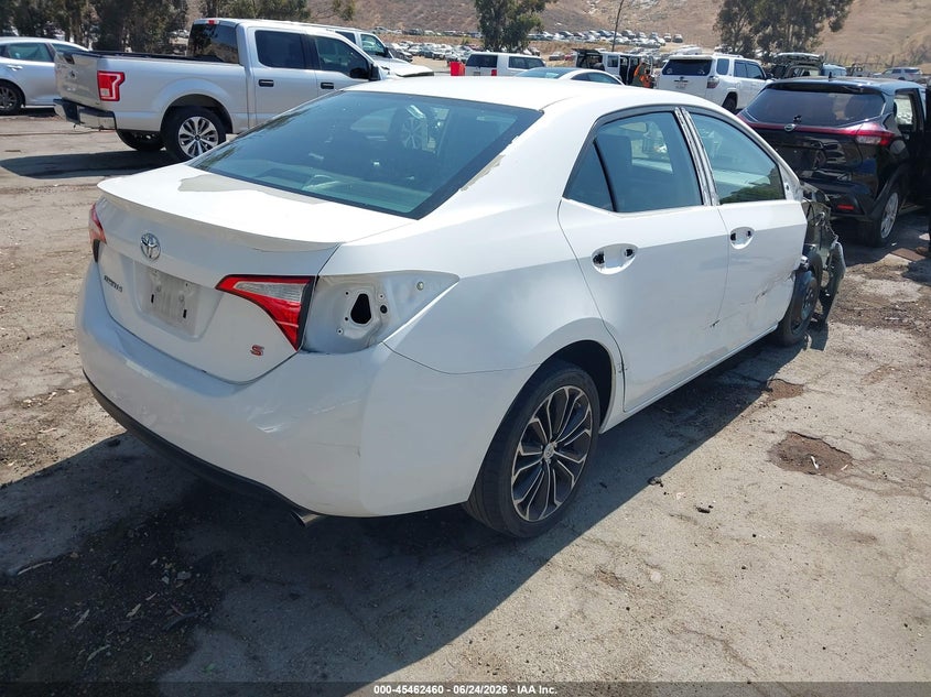 2016 Toyota Corolla VIN 5YFBURHE6GP466923 IAAI salvage auction — SIDE, Salvage (California), sold $2,950 on 2026-07-14 (photo 4)