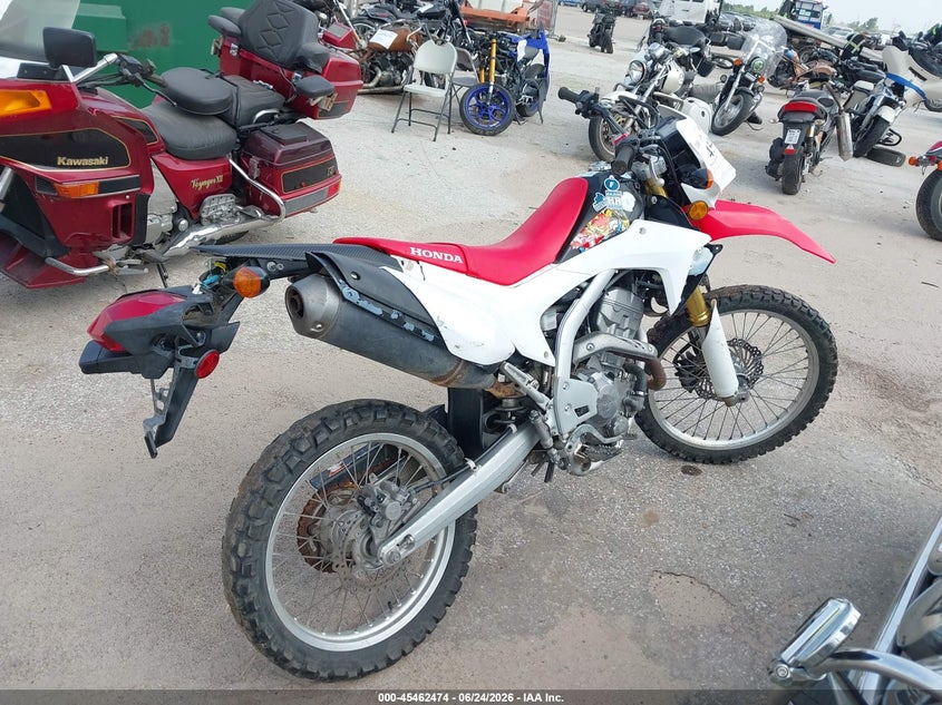 2015 Honda Crf250x VIN MLHMD3817F5200046 IAAI salvage auction — THEFT, Original (Texas), sold $1,200 on 2026-07-15 (photo 4)