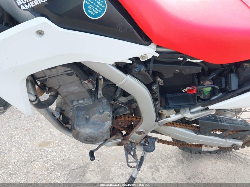 2015 Honda Crf250x VIN MLHMD3817F5200046 IAAI salvage auction — THEFT, Original (Texas), sold $1,200 on 2026-07-15 (photo 9)
