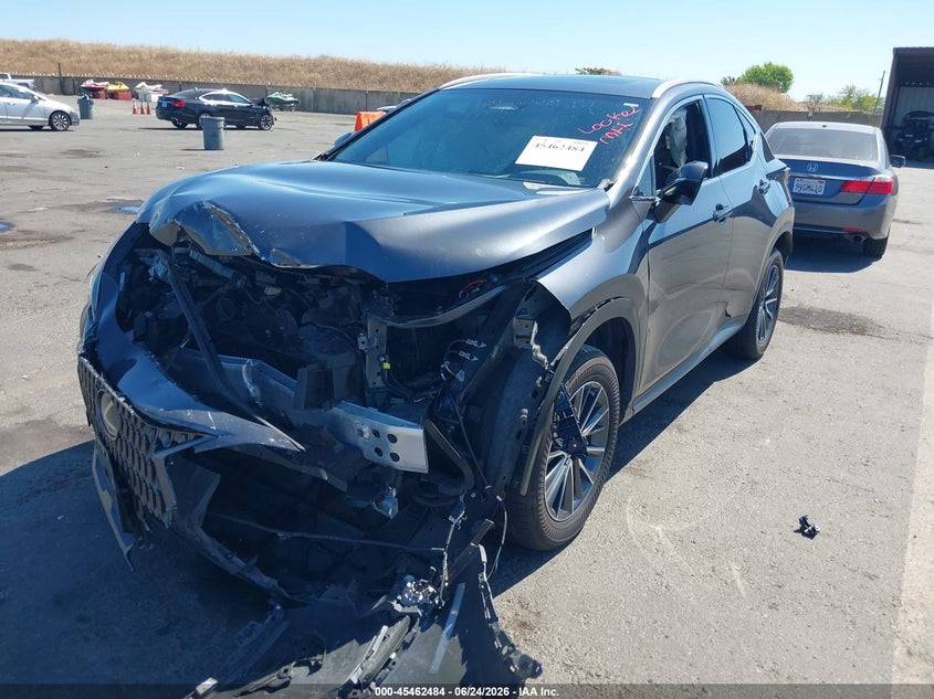 2022 Lexus Nx VIN JTJAKCEZ7N5006022 IAAI salvage auction — FRONT END, Salvage (California), sold $14,850 on 2026-07-15 (photo 2)