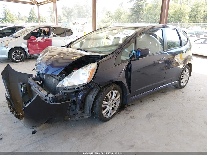 2009 Honda Fit VIN JHMGE88429S075093 IAAI salvage auction — FRONT END, Bill Of Sale (Washington), sold $800 on 2026-07-24 (photo 2)