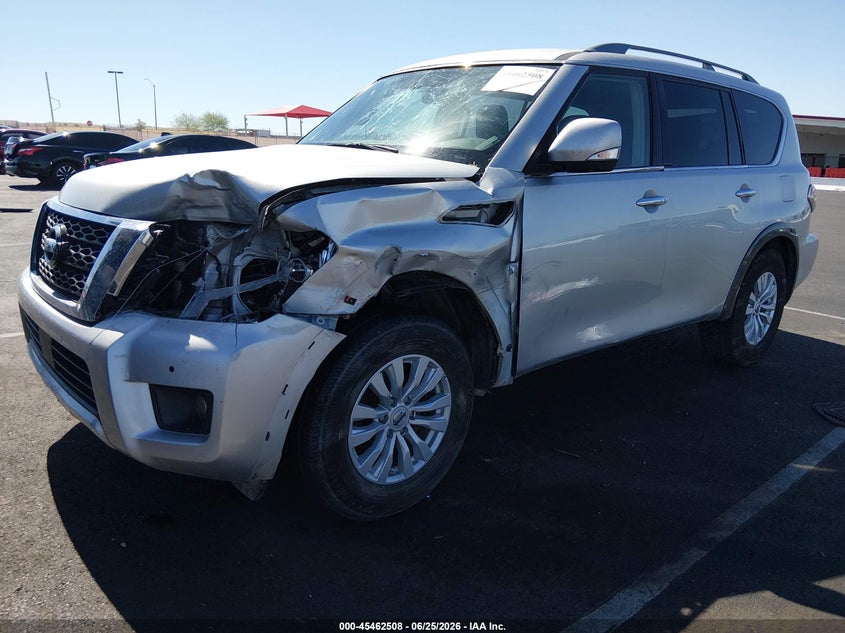 2018 Nissan Armada VIN JN8AY2ND3JX001239 IAAI salvage auction — LEFT FRONT, Salvage (Nevada), sold $4,700 on 2026-08-01 (photo 2)