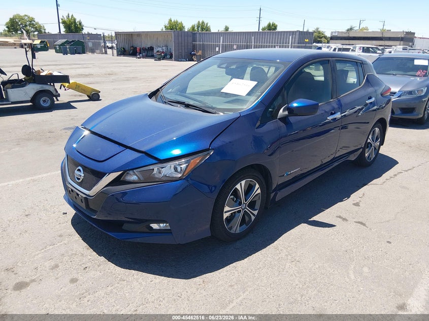 2019 Nissan Leaf VIN 1N4AZ1CP3KC300213 IAAI salvage auction — SIDE, Salvage (California), sold $3,100 on 2026-07-05 (photo 2)