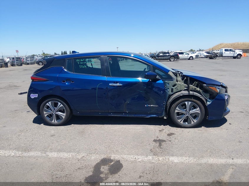 2019 Nissan Leaf VIN 1N4AZ1CP3KC300213 IAAI salvage auction — SIDE, Salvage (California), sold $3,100 on 2026-07-05 (photo 6)