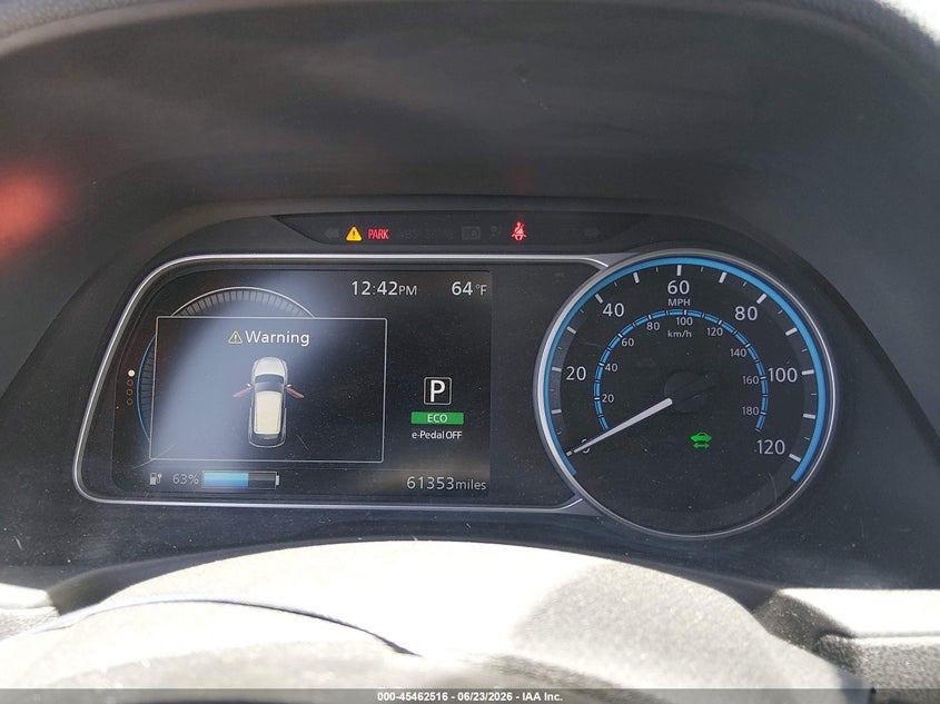 2019 Nissan Leaf VIN 1N4AZ1CP3KC300213 IAAI salvage auction — SIDE, Salvage (California), sold $3,100 on 2026-07-05 (photo 7)