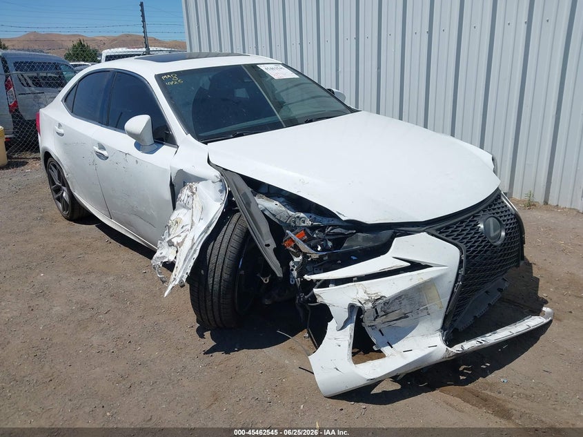 2017 Lexus Is VIN JTHBA1D26H5059896 IAAI salvage auction — FRONT END, Salvage (California), sold $2,000 on 2026-07-24 (photo 1)