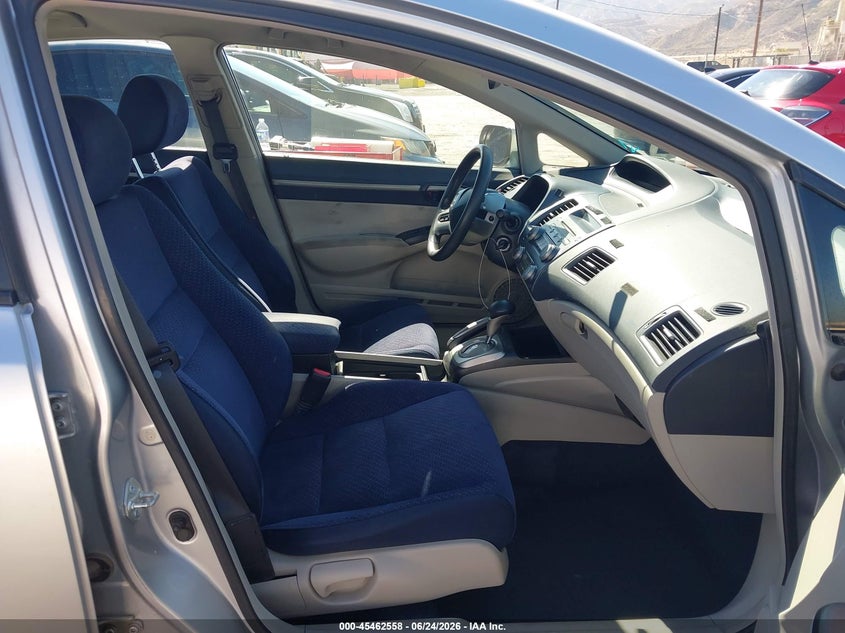 2006 Honda Civic hybrid VIN JHMFA362X6S008457 IAAI salvage auction — LEFT REAR, Clear - Dealer Only (California), sold $175 on 2026-07-15 (photo 5)