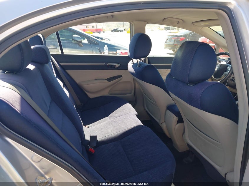 2006 Honda Civic hybrid VIN JHMFA362X6S008457 IAAI salvage auction — LEFT REAR, Clear - Dealer Only (California), sold $175 on 2026-07-15 (photo 8)