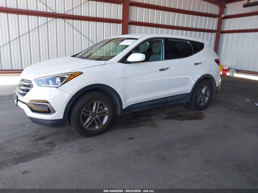 2017 Hyundai Santa fe VIN 5XYZT3LB2HG392871 IAAI salvage auction — FRONT END, Clear - Dealer Only (California), sold $2,600 on 2026-07-07 (photo 2)