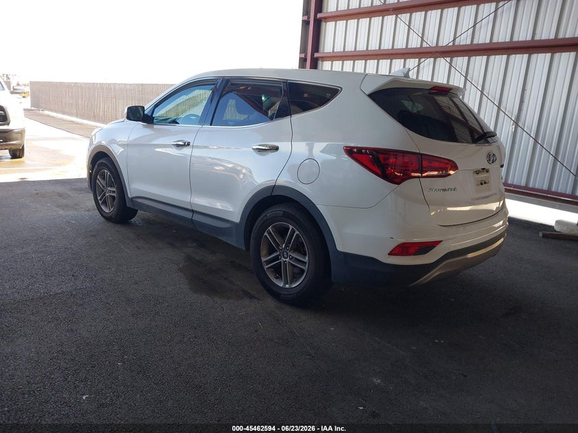 2017 Hyundai Santa fe VIN 5XYZT3LB2HG392871 IAAI salvage auction — FRONT END, Clear - Dealer Only (California), sold $2,600 on 2026-07-07 (photo 3)