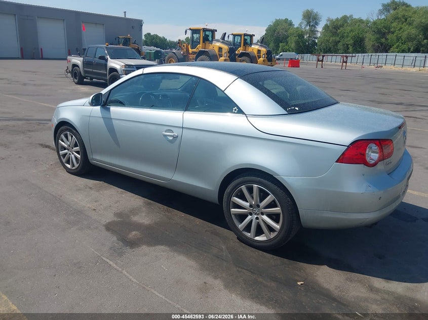 2007 Volkswagen Eos VIN WVWFA71F67V010337 IAAI salvage auction — NORMAL WEAR, Clear (Utah), sold $375 on 2026-07-09 (photo 3)