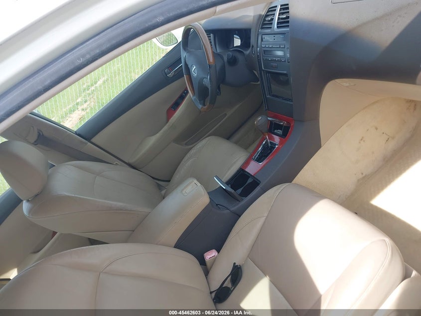 2007 Lexus Es 350 VIN JTHBJ46G172001771 IAAI salvage auction — FRONT END, Salvage (South Carolina), sold $600 on 2026-07-28 (photo 5)