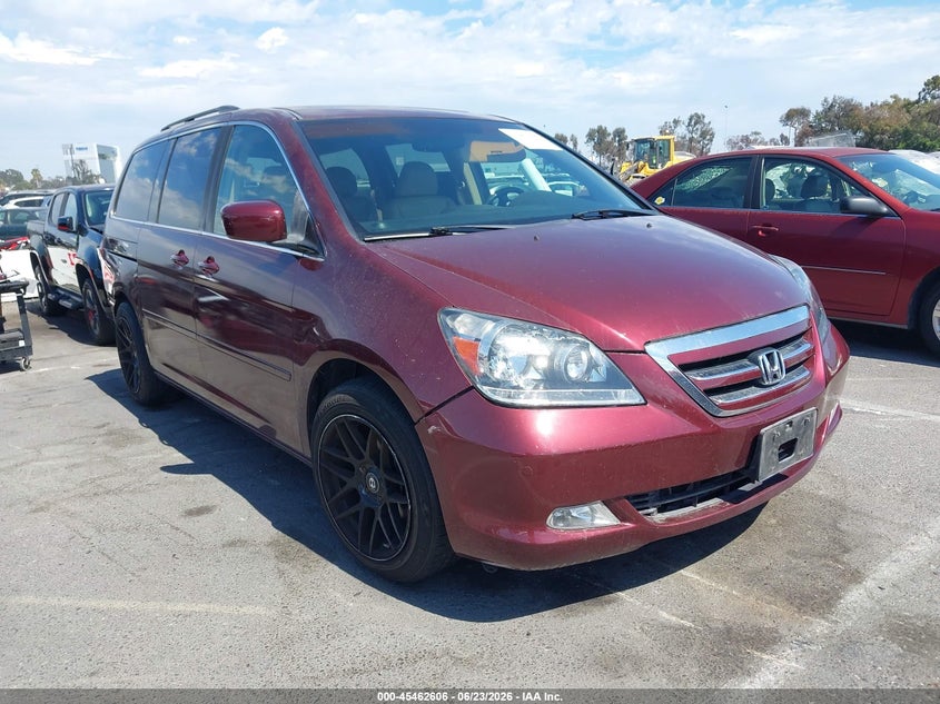 2007 Honda Odyssey VIN 5FNRL38867B062900 IAAI salvage auction — REAR END, Salvage (California), sold $1,200 on 2026-07-30 (photo 1)