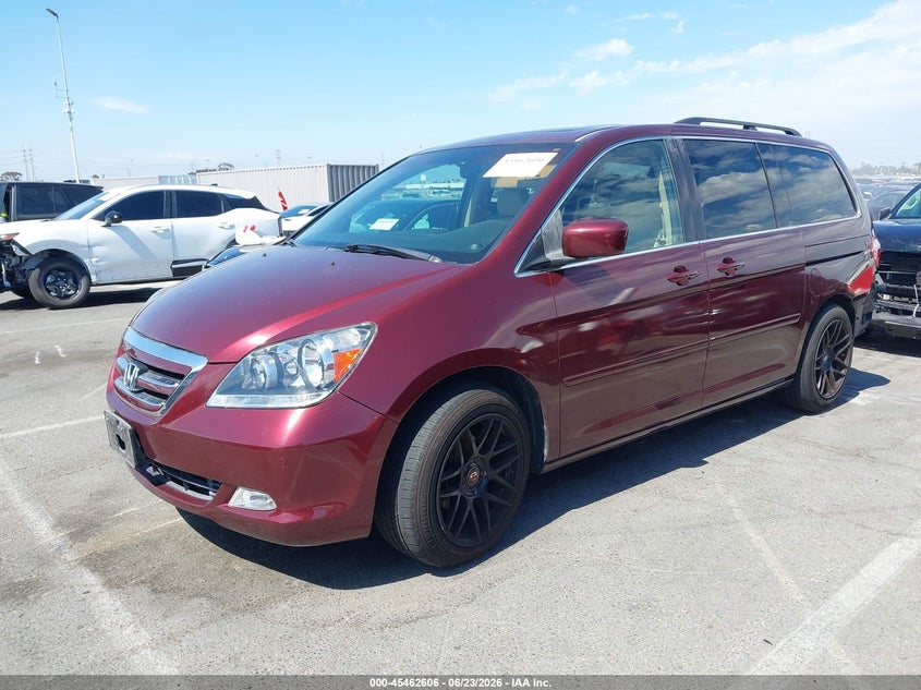 2007 Honda Odyssey VIN 5FNRL38867B062900 IAAI salvage auction — REAR END, Salvage (California), sold $1,200 on 2026-07-30 (photo 2)