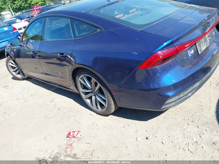 2021 Audi A7 VIN WAUU2AF26MN014100 IAAI salvage auction — FRONT END, Salvage (Massachusetts), sold $17,500 on 2026-07-28 (photo 3)