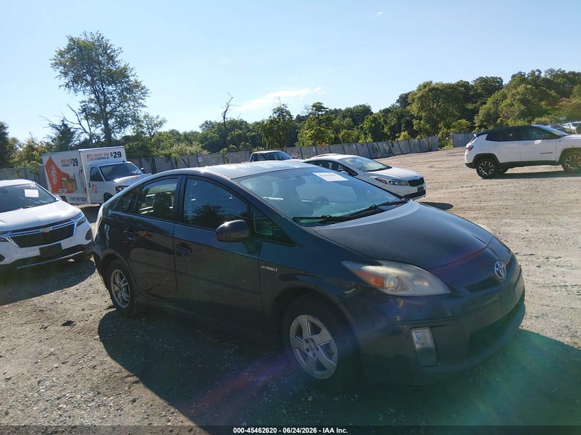 2010 Toyota Prius VIN JTDKN3DU7A0025147 IAAI salvage auction — NORMAL WEAR, Clear (New Jersey), sold $750 on 2026-07-21 (photo 1)